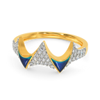 Alien Atomy Diamond Rings