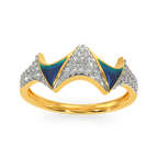 Alien Atomy Diamond Rings