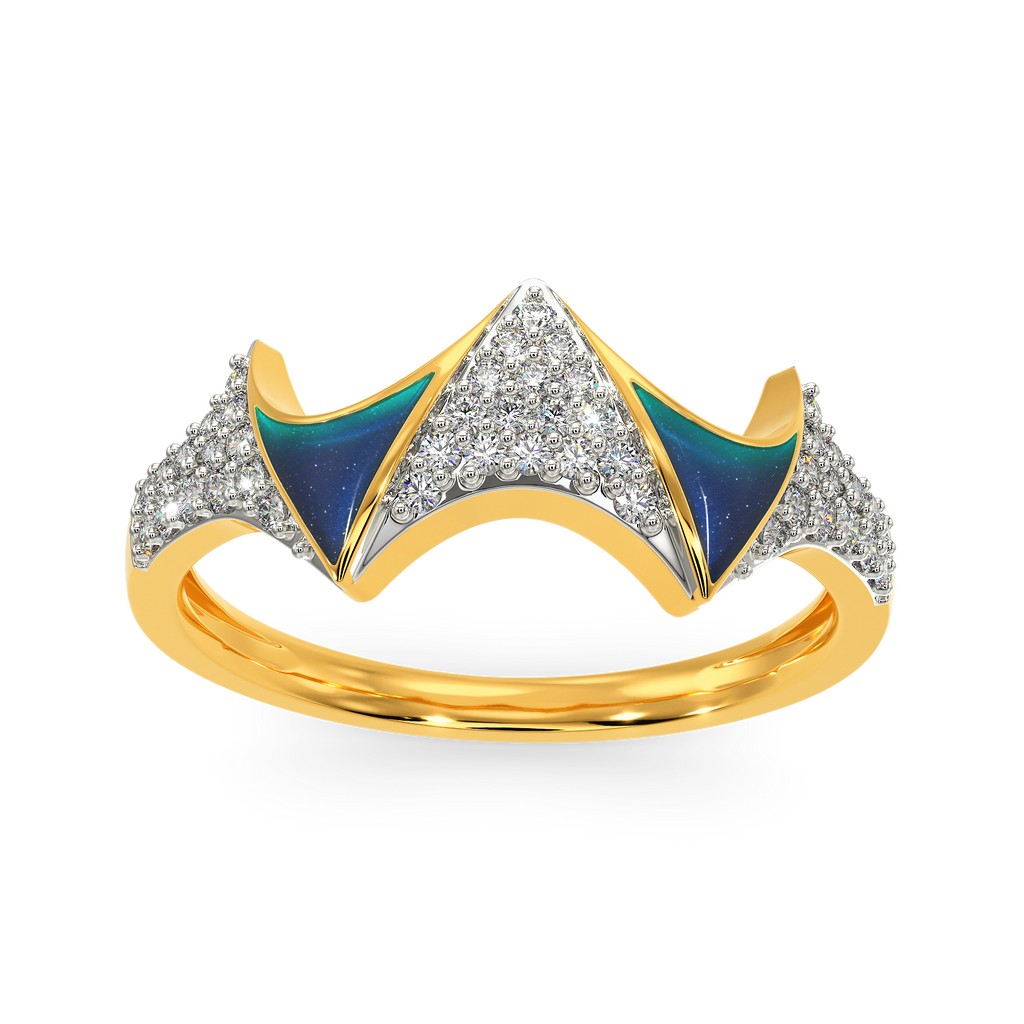 Alien Atomy Diamond Rings