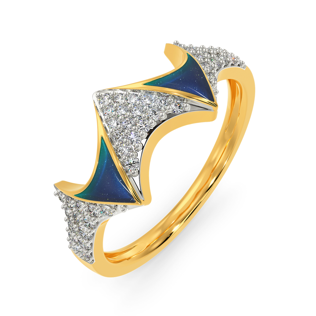 Alien Atomy Diamond Rings