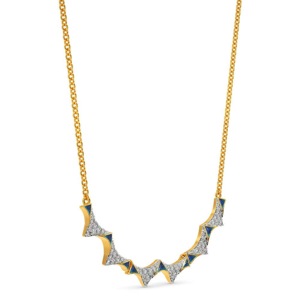 Alien Atomy Diamond Necklaces