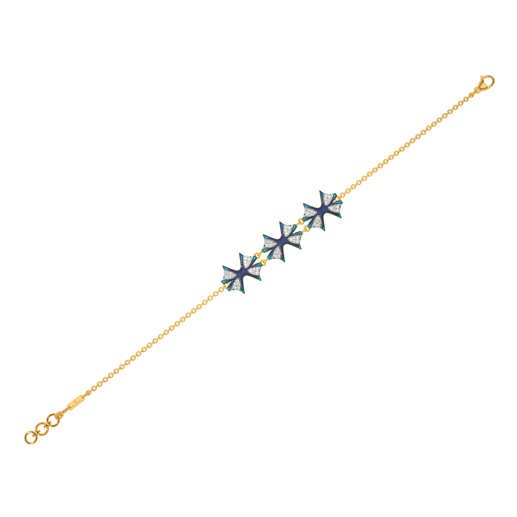 In A Blue Fantasy World Diamond Bracelets