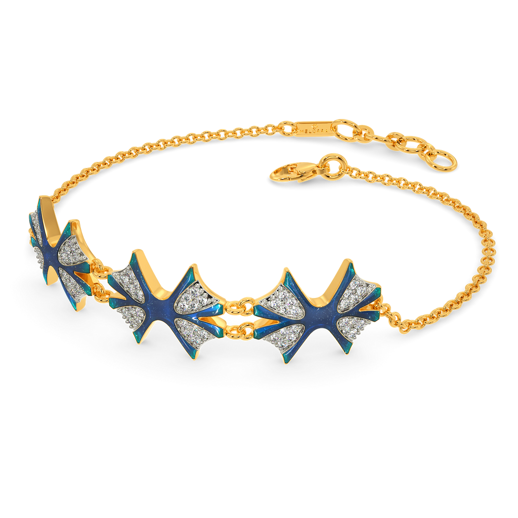 In A Blue Fantasy World Diamond Bracelets