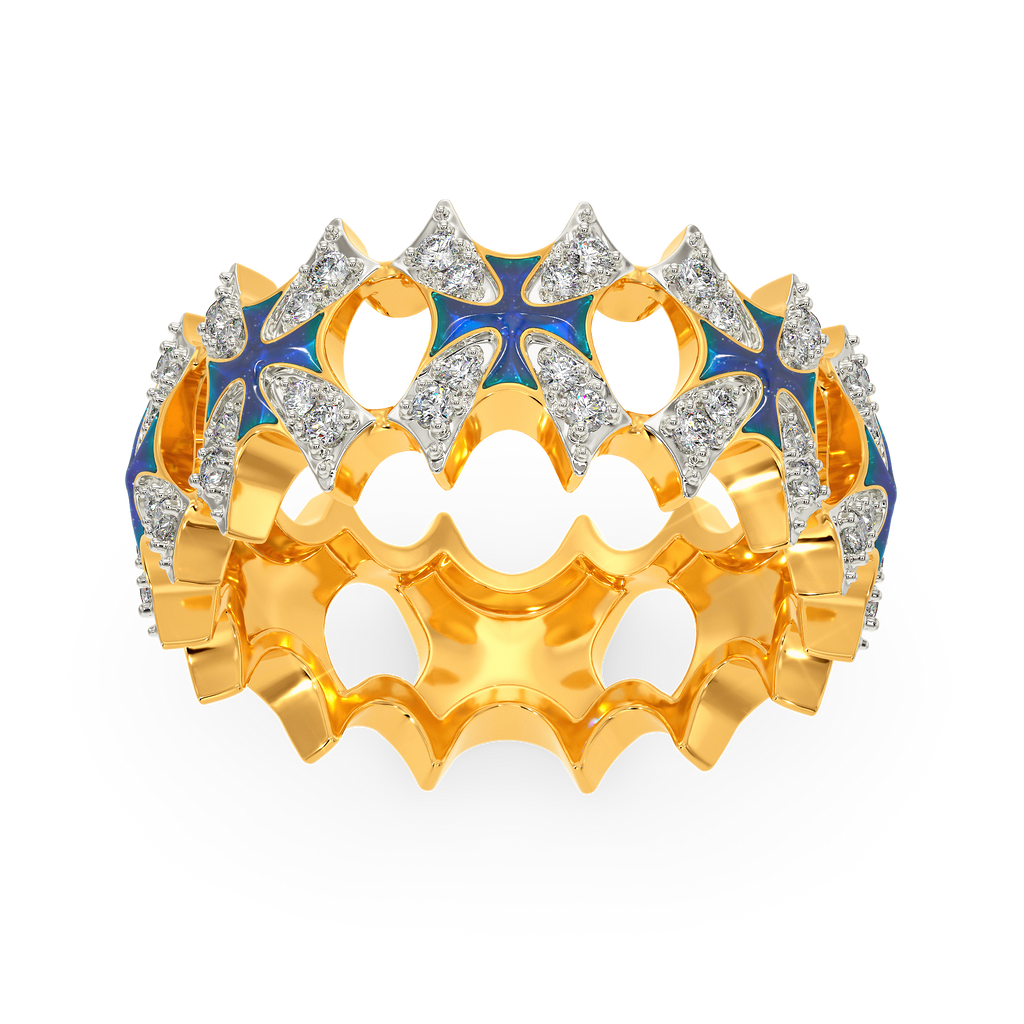 In A Blue Fantasy World Diamond Rings