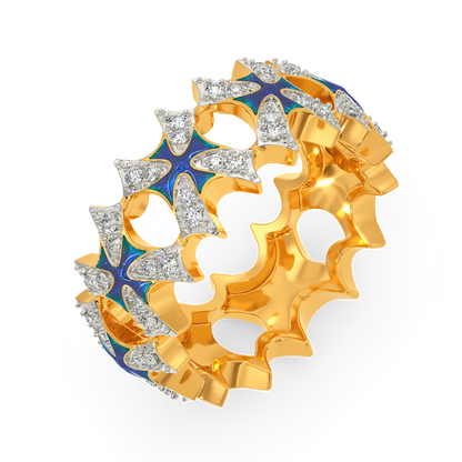 In A Blue Fantasy World Diamond Rings