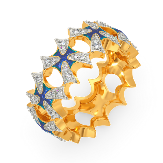 In A Blue Fantasy World Diamond Rings