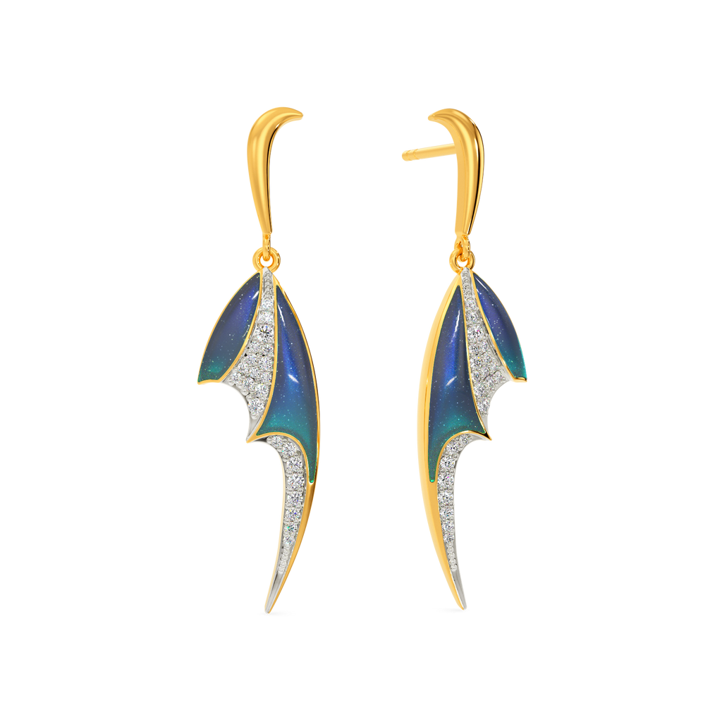 Blue Dreams Diamond Earrings