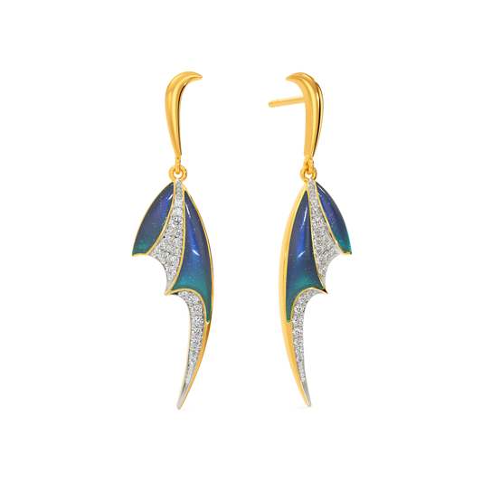 Blue Dreams Diamond Earrings