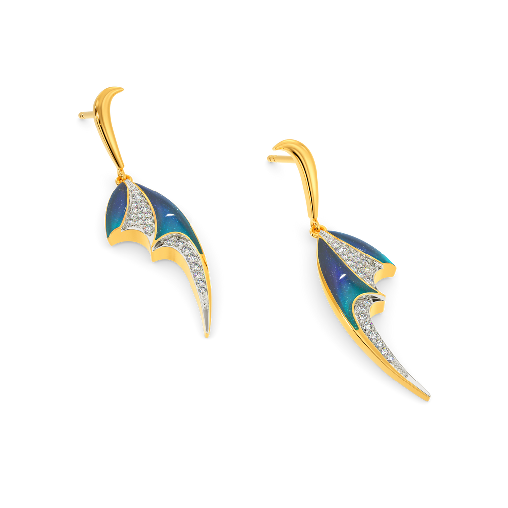Blue Dreams Diamond Earrings