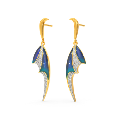 Blue Dreams Diamond Earrings