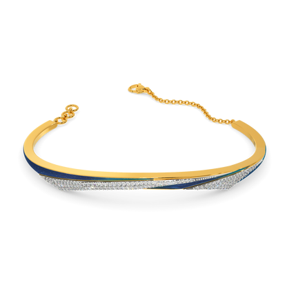 Blue Dreams Diamond Bangles