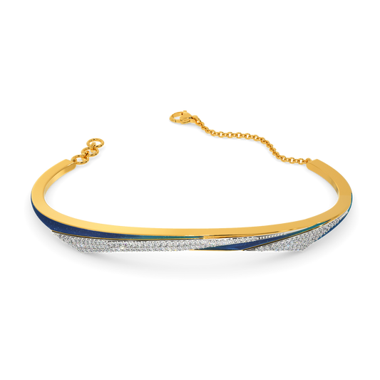 Blue Dreams Diamond Bangles