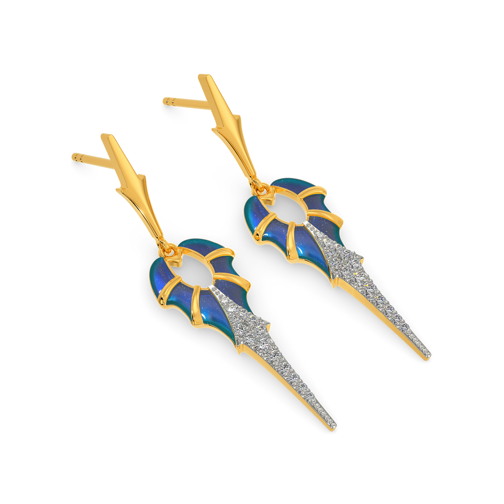 Moat Diamond Earrings