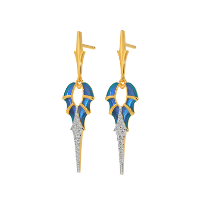 Moat Diamond Earrings