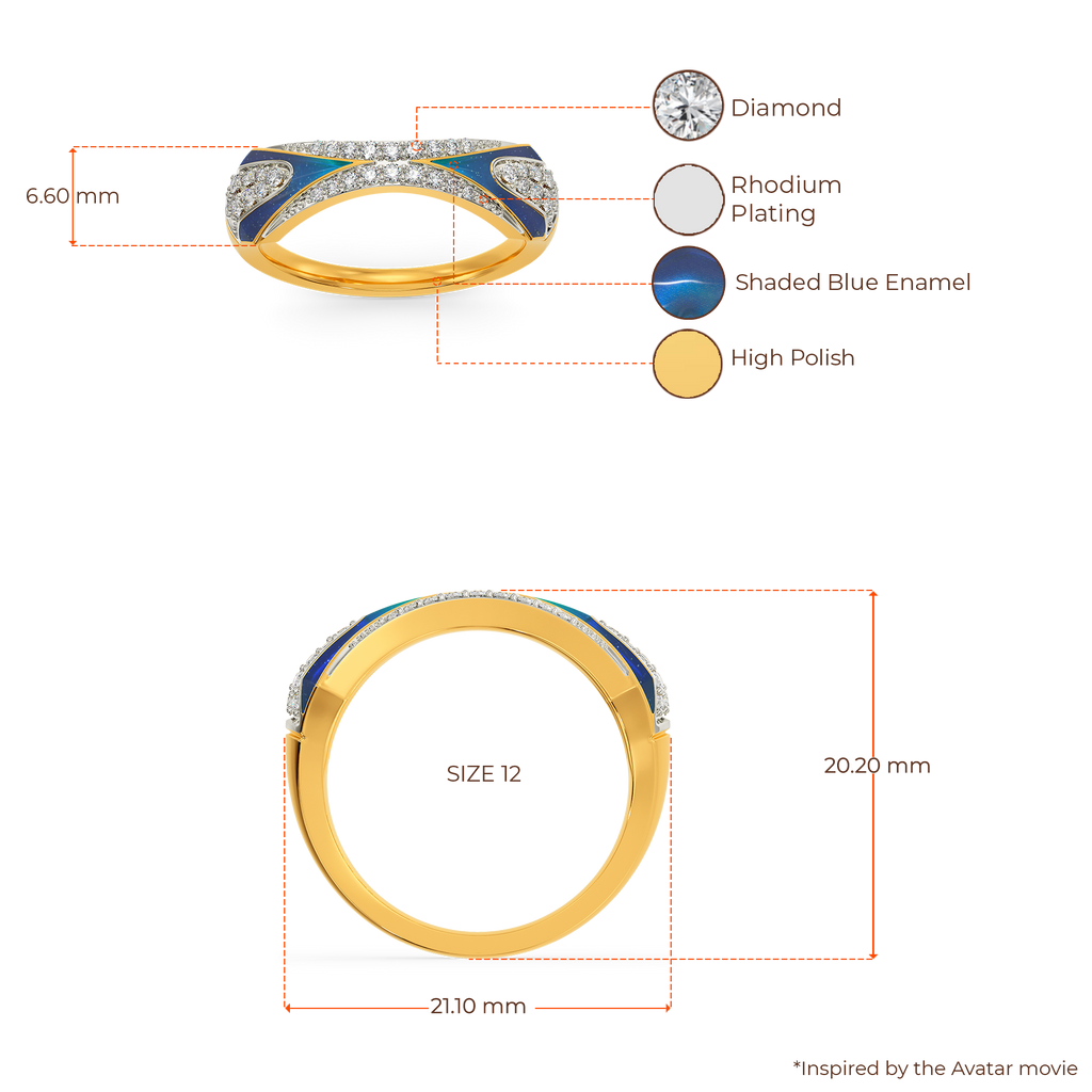 Blue World Diamond Rings