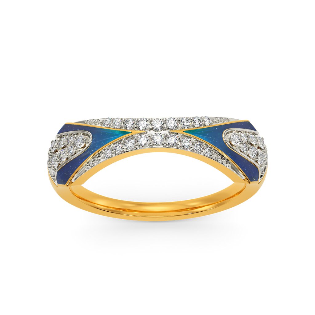 Blue World Diamond Rings