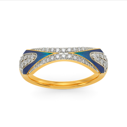 Blue World Diamond Rings