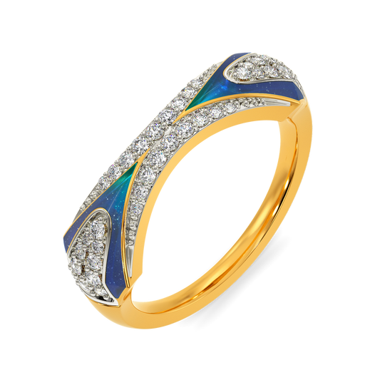 Blue World Diamond Rings