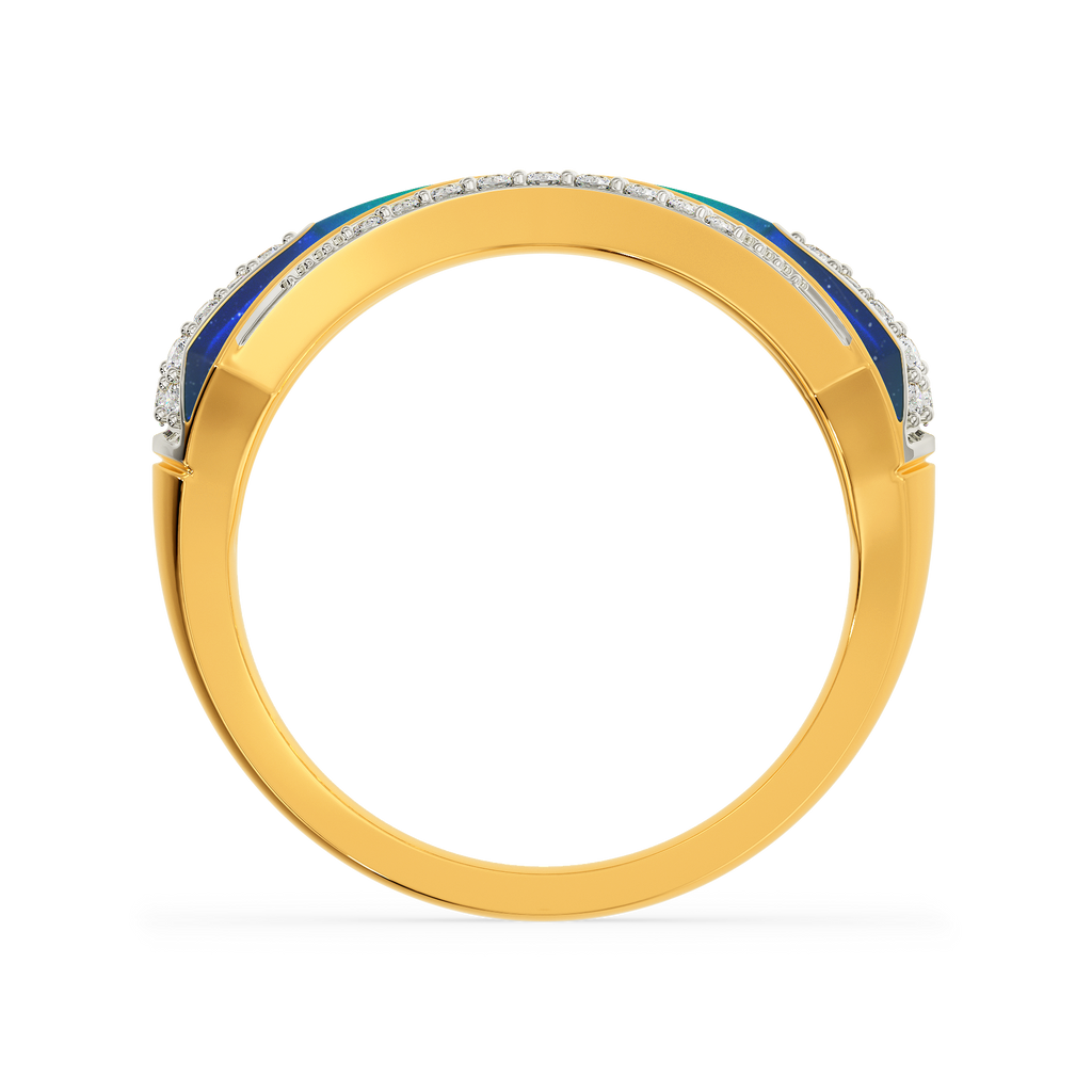Blue World Diamond Rings