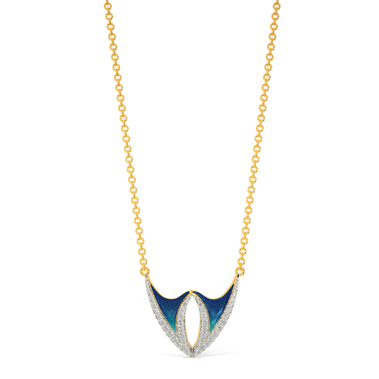 Blue World Diamond Necklaces