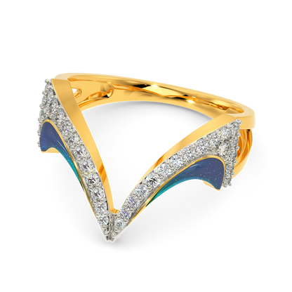 Glow In Blue Diamond Rings