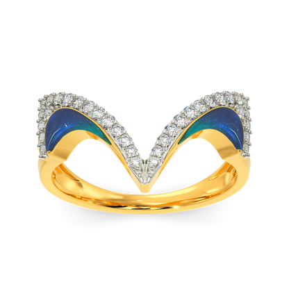 Glow In Blue Diamond Rings