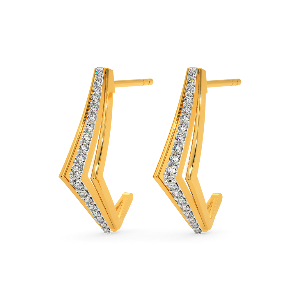 Rise To Glamour  Diamond Earrings