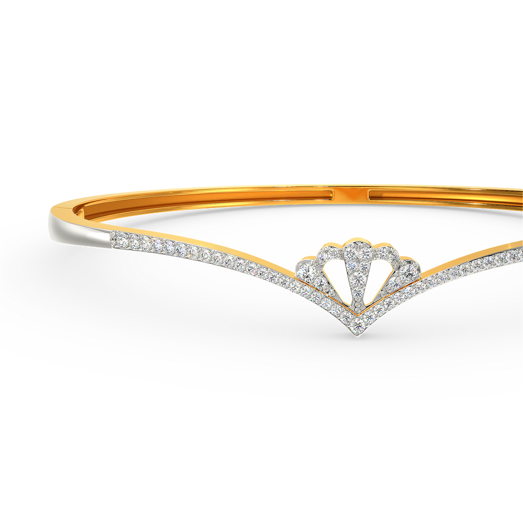 Glow With The Flow  Diamond Bangles