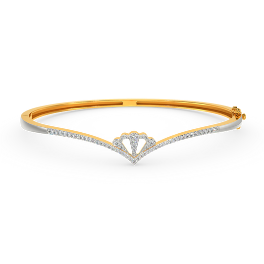 Glow With The Flow  Diamond Bangles