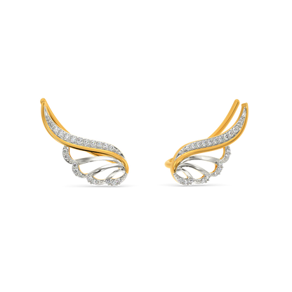 Timelessly  Victorian Diamond Earrings