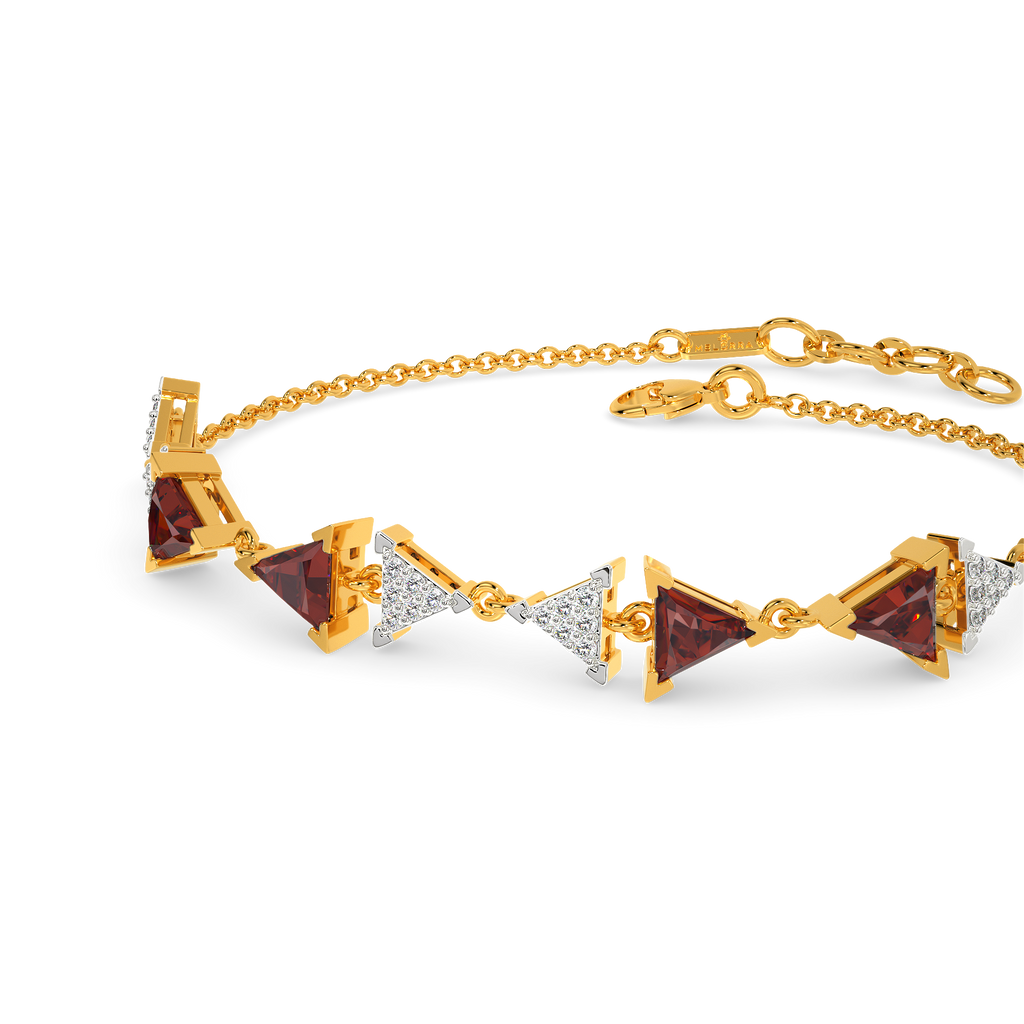Iconic Garnet Diamond Bracelets