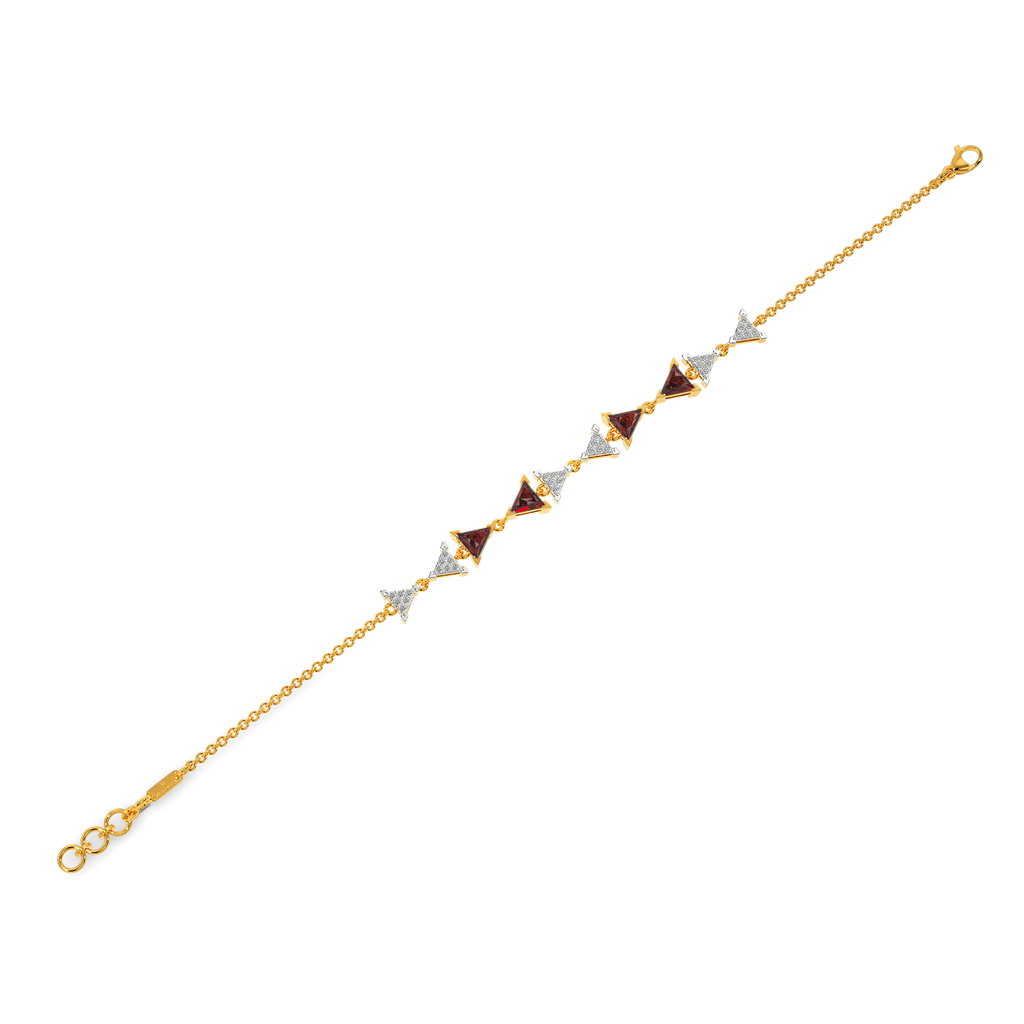 Iconic Garnet Diamond Bracelets