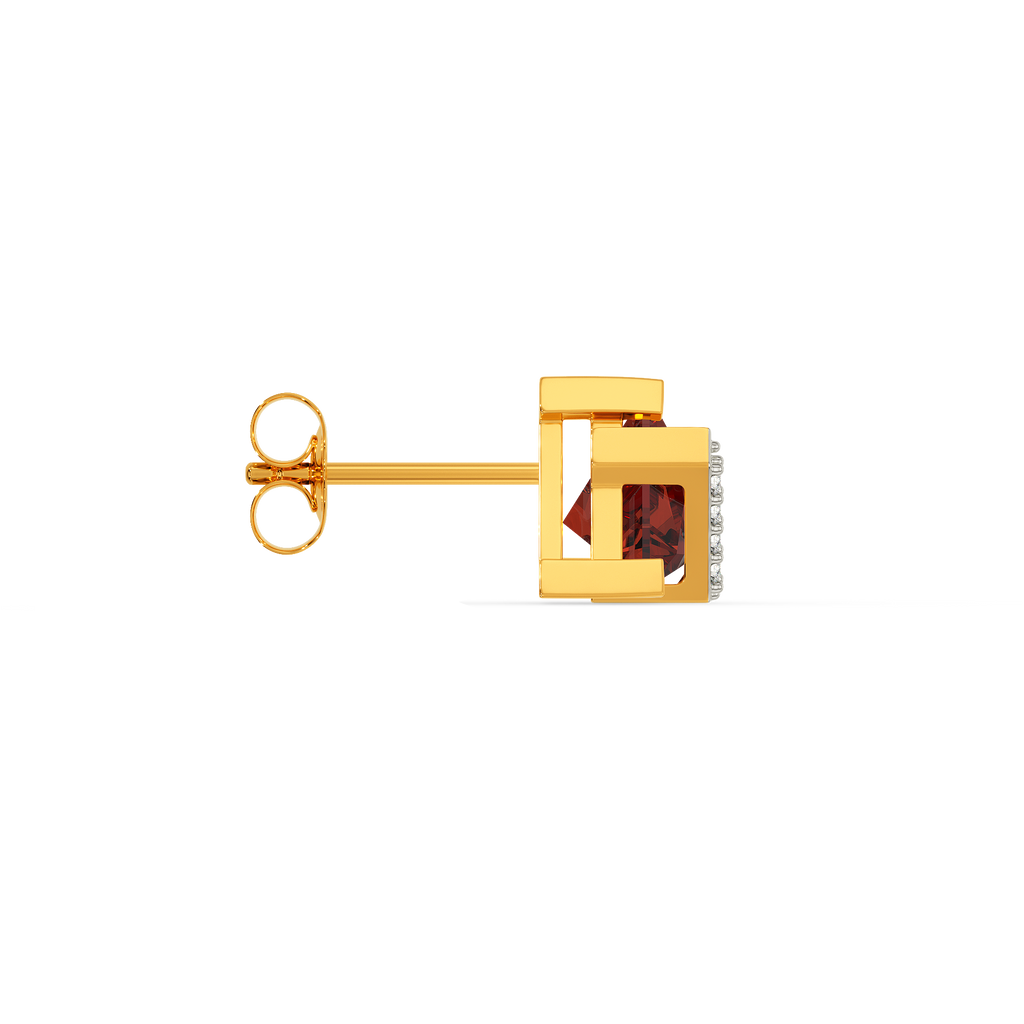 Iconic Garnet Diamond Earrings