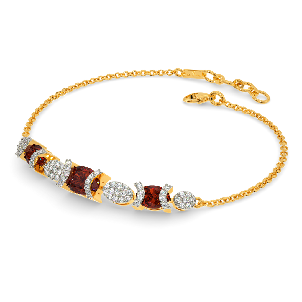 Red Power Diamond Bracelets