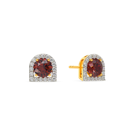 Red Craze Diamond Earrings