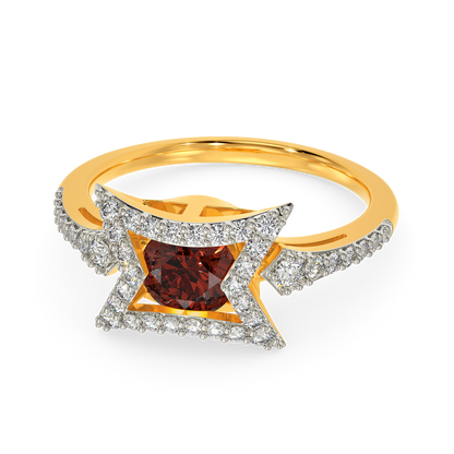 Dramatic Red Diamond Rings