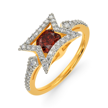 Dramatic Red Diamond Rings