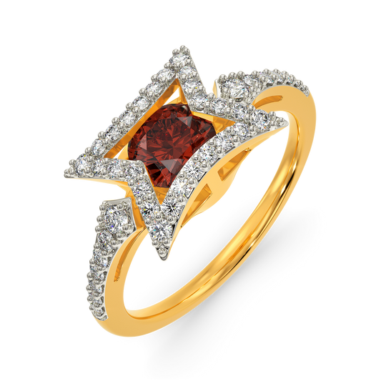 Dramatic Red Diamond Rings