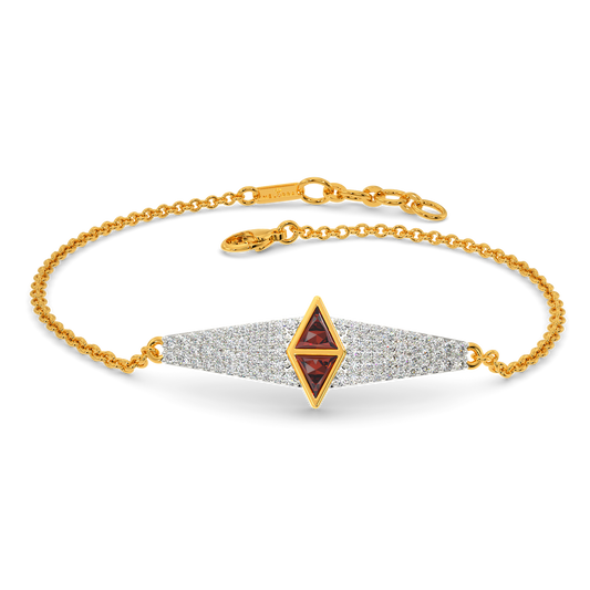 Red Drama Diamond Bracelets