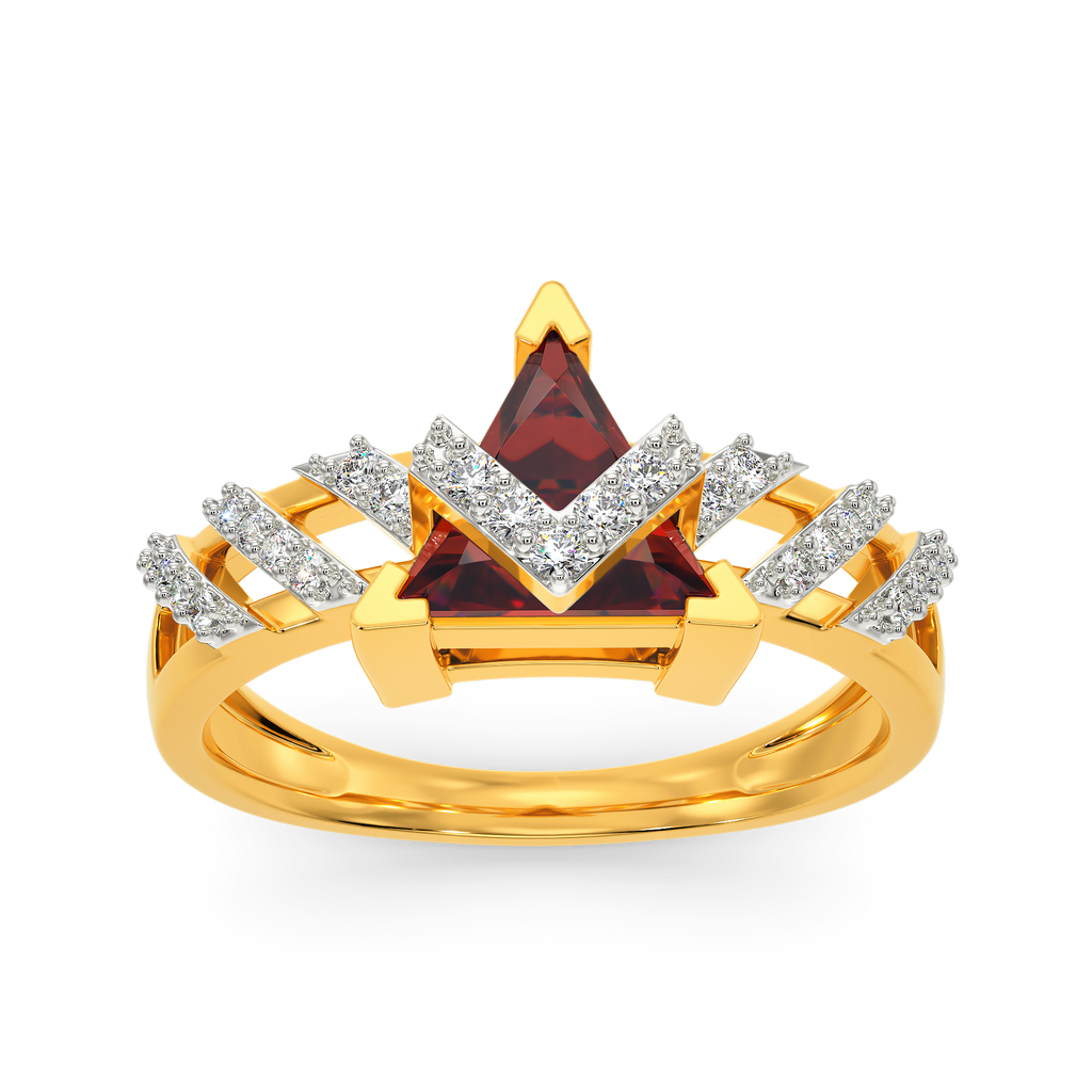 Red Drama Diamond Rings