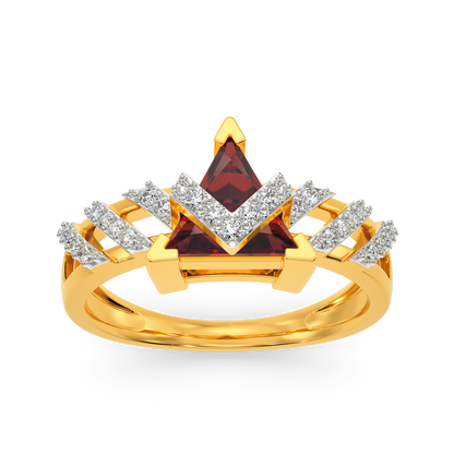 Red Drama Diamond Rings