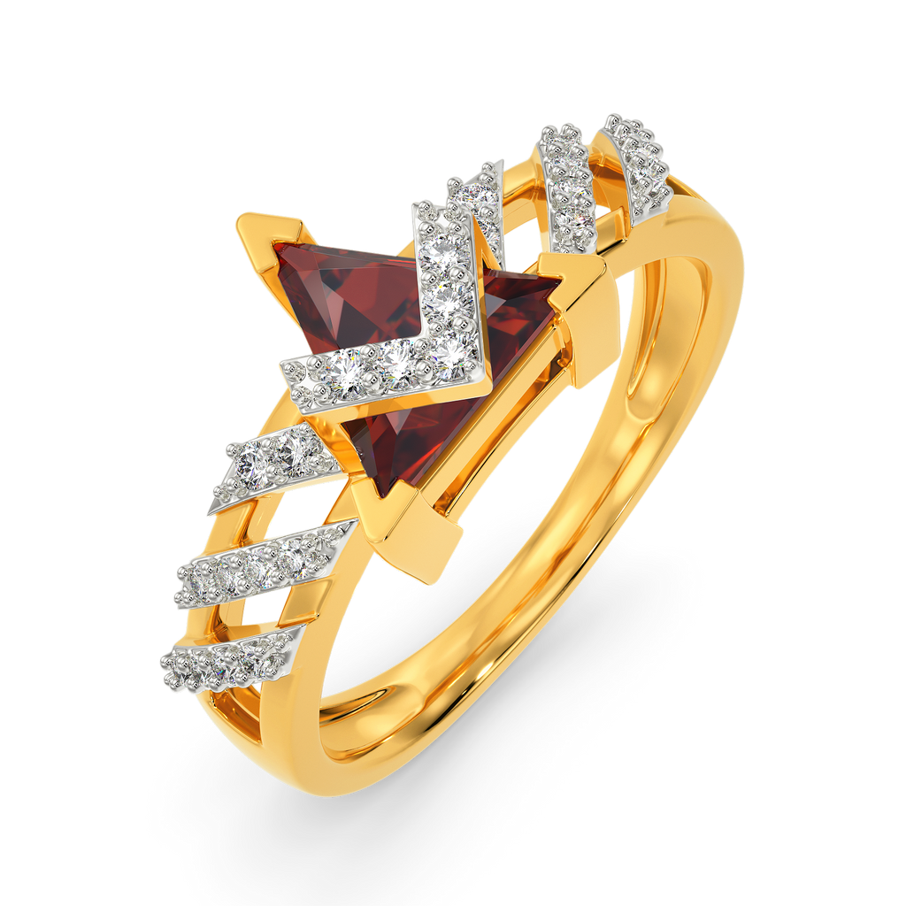 Red Drama Diamond Rings