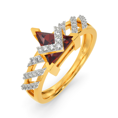 Red Drama Diamond Rings