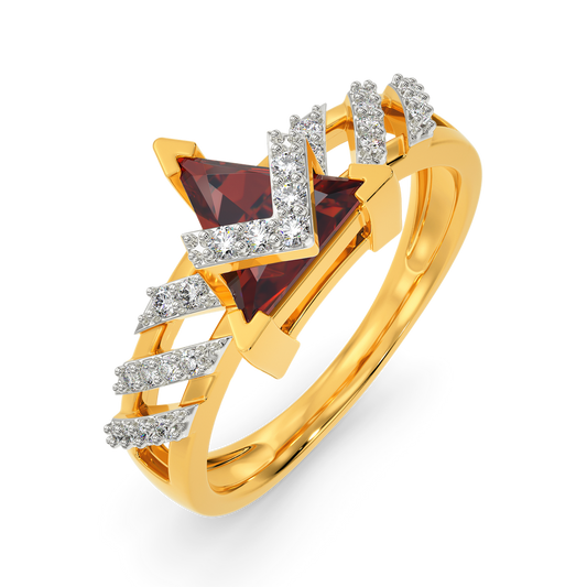 Red Drama Diamond Rings