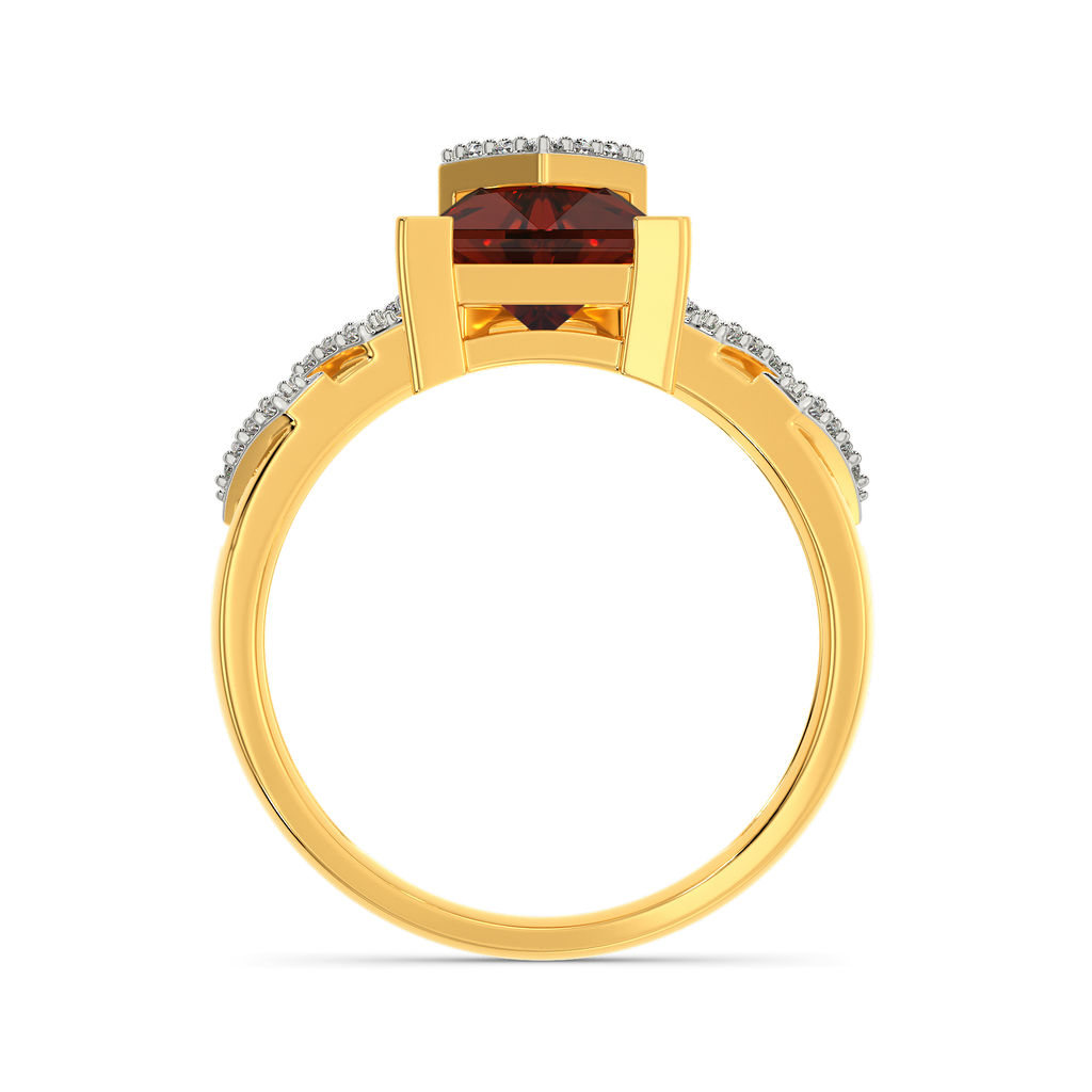 Red Drama Diamond Rings