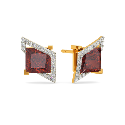 Like Molten Lava Diamond Earrings