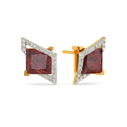 Like Molten Lava Diamond Earrings