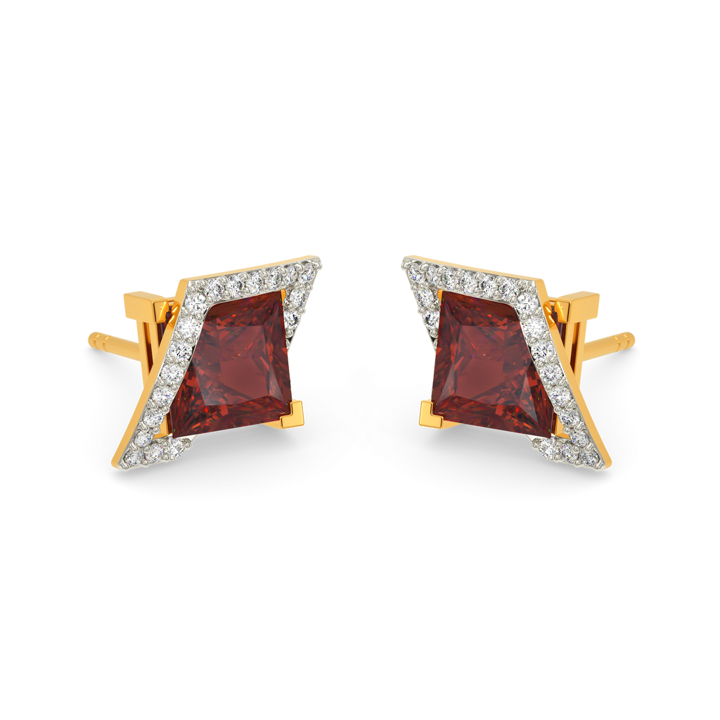 Like Molten Lava Diamond Earrings