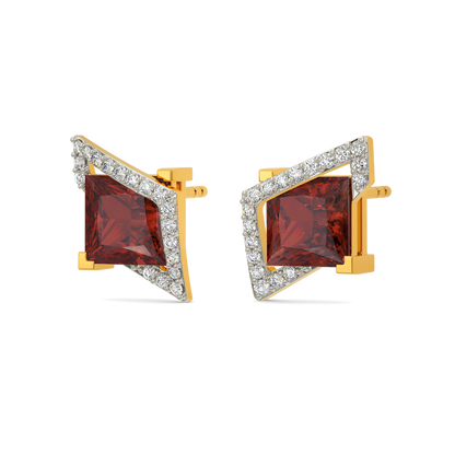 Like Molten Lava Diamond Earrings