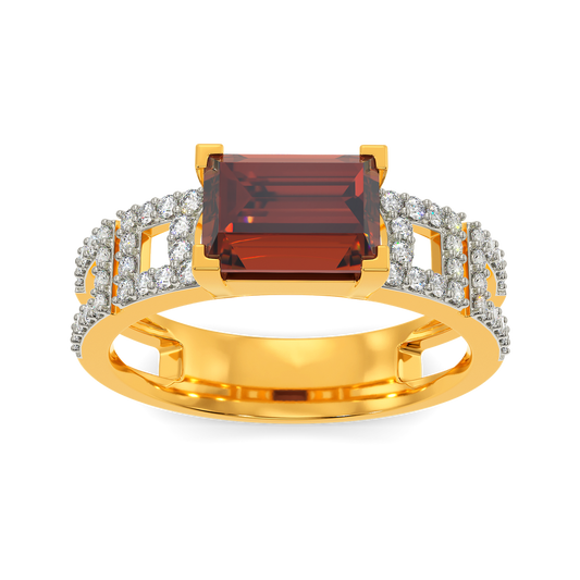 Red Fair Diamond Rings